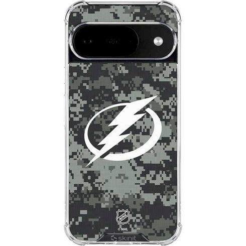 NHL Tampa Bay Lightning Camo Google Pixel 10 Clear Case